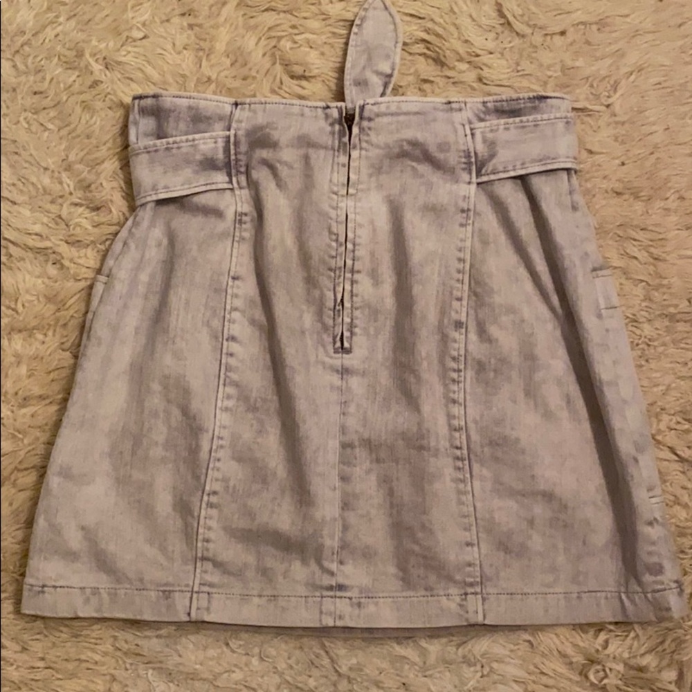 La Vie Rebecca Taylor Denim Knot Skirt - Picture 7 of 9
